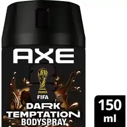 Albert Heijn Axe Dark temptation deodorant bodyspray aanbieding
