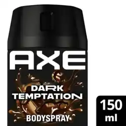 Albert Heijn Axe Dark temptation deodorant bodyspray aanbieding
