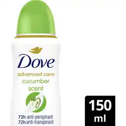 Albert Heijn Dove Go fresh cucumber anti-transpirant spray aanbieding