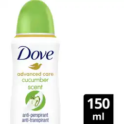 Albert Heijn Dove Go fresh cucumber anti-transpirant spray aanbieding