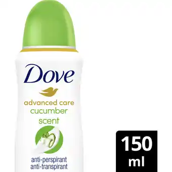 Albert Heijn Dove Go fresh cucumber anti-transpirant spray aanbieding