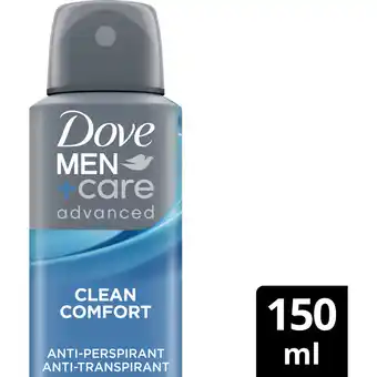 Albert Heijn Dove Men+care clean comfort deodorant spray aanbieding