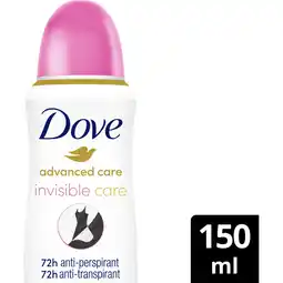 Albert Heijn Dove Invisible care deodorant spray aanbieding