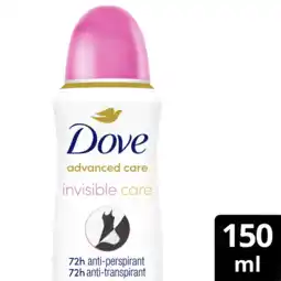 Albert Heijn Dove Invisible care deodorant spray aanbieding