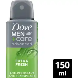 Albert Heijn Dove Men+care extra fresh deodorant spray aanbieding