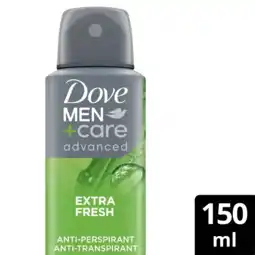Albert Heijn Dove Men+care extra fresh deodorant spray aanbieding