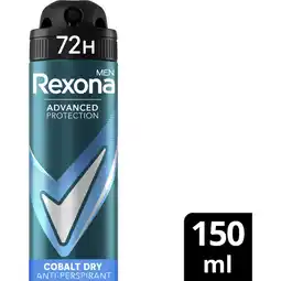 Albert Heijn Rexona Men cobalt dry anti-transpirant spray aanbieding