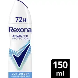 Albert Heijn Rexona Ultra dry cotton anti-transpirant spray aanbieding