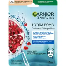 Albert Heijn Garnier Skinactive hydra bomb granaatappel mask aanbieding