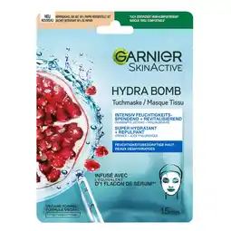 Albert Heijn Garnier Skinactive hydra bomb granaatappel mask aanbieding