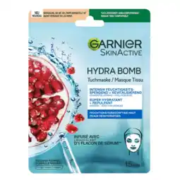 Albert Heijn Garnier Skinactive hydra bomb granaatappel mask aanbieding