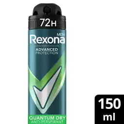 Albert Heijn Rexona Men dry quantum anti-transpirant spray aanbieding