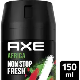 Albert Heijn Axe Africa deodorant bodyspray aanbieding