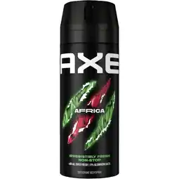 Albert Heijn Axe Africa deodorant bodyspray aanbieding