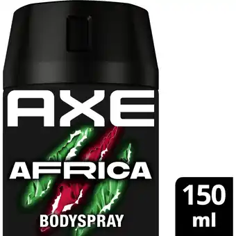 Albert Heijn Axe Africa deodorant bodyspray aanbieding