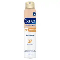 Albert Heijn Sanex Derma care sensitive deodorant spray aanbieding