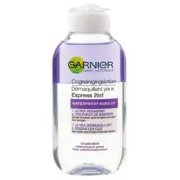 Albert Heijn Garnier Skinactive 2-in-1 oogreinigingslotion aanbieding