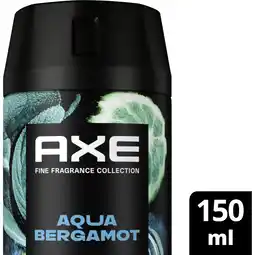 Albert Heijn Axe Aqua bergamot deodorant bodyspray aanbieding