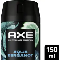Albert Heijn Axe Aqua bergamot deodorant bodyspray aanbieding