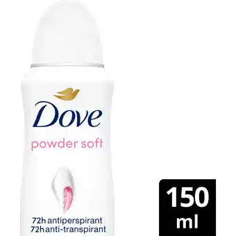 Albert Heijn Dove Soft feel deodorant spray aanbieding