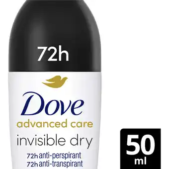 Albert Heijn Dove Invisible dry anti-transpirant roller aanbieding