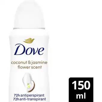 Albert Heijn Dove Coco & jasmine deodorant spray aanbieding