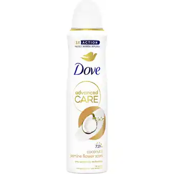 Albert Heijn Dove Coco & jasmine deodorant spray aanbieding