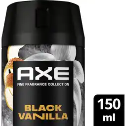 Albert Heijn Axe Black vanilla deodorant bodyspray aanbieding