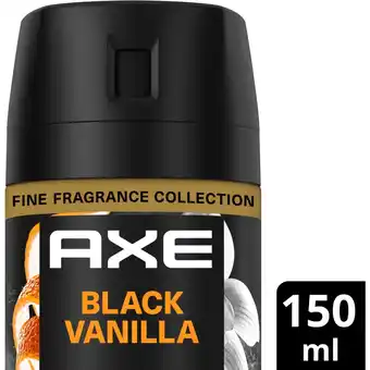 Albert Heijn Axe Black vanilla deodorant bodyspray aanbieding