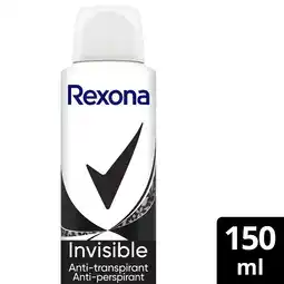 Albert Heijn Rexona Invisible diamond anti-transpirant spray aanbieding