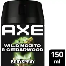 Albert Heijn Axe Mojito & cedarwood deodorant bodyspray aanbieding
