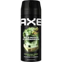 Albert Heijn Axe Mojito & cedarwood deodorant bodyspray aanbieding