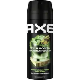 Albert Heijn Axe Mojito & cedarwood deodorant bodyspray aanbieding