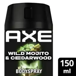 Albert Heijn Axe Mojito & cedarwood deodorant bodyspray aanbieding