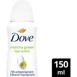 Albert Heijn Dove Matcha & sakura deodorant spray aanbieding