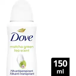 Albert Heijn Dove Matcha & sakura deodorant spray aanbieding