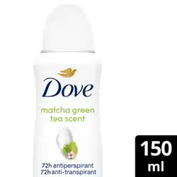 Albert Heijn Dove Matcha & sakura deodorant spray aanbieding