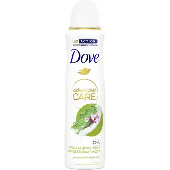 Albert Heijn Dove Matcha & sakura deodorant spray aanbieding