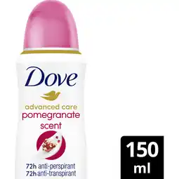 Albert Heijn Dove Advanced care pomegranate spray aanbieding