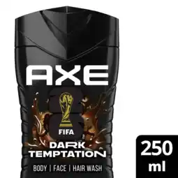 Albert Heijn Axe Dark temptation showergel aanbieding