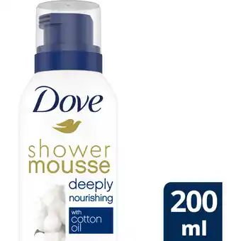 Albert Heijn Dove Deeply nourishing shower mousse aanbieding