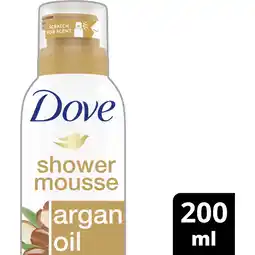 Albert Heijn Dove Argan oil shower mousse aanbieding
