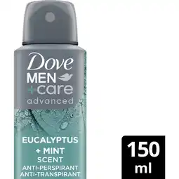 Albert Heijn Dove Men+care eucalyptus mint deodorant aanbieding