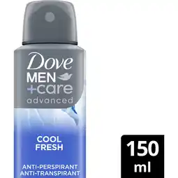 Albert Heijn Dove Men+care cool fresh deodorant spray aanbieding