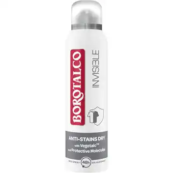 Albert Heijn Borotalco Invisible deo spray aanbieding