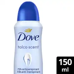 Albert Heijn Dove Anti-transpirant spray talco aanbieding