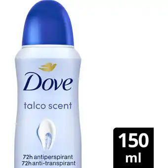 Albert Heijn Dove Anti-transpirant spray talco aanbieding