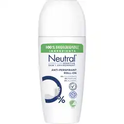 Albert Heijn Neutral Sensitive skin anti-transpirant roller aanbieding