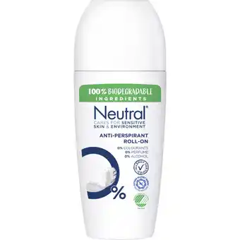 Albert Heijn Neutral Sensitive skin anti-transpirant roller aanbieding