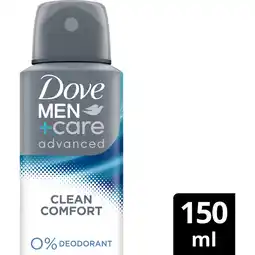 Albert Heijn Dove Men+care extra fresh 0% deodorant spray aanbieding